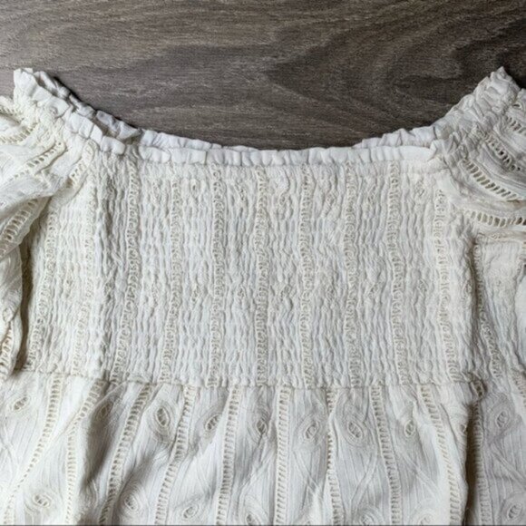 REVOLVE Tularosa Women's Quinn Mini Dress Off The Shoulder Embroidered Small - Picture 9 of 16